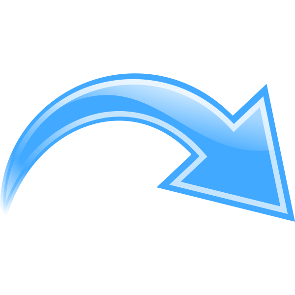 Curving Arrow PNG Free Image