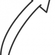 Curving Arrow PNG Image File