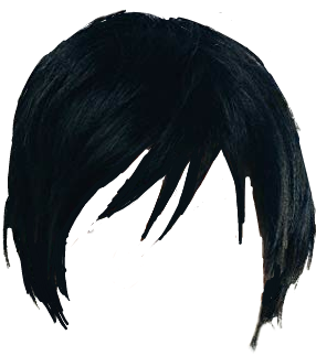 Emo Hair Background PNG