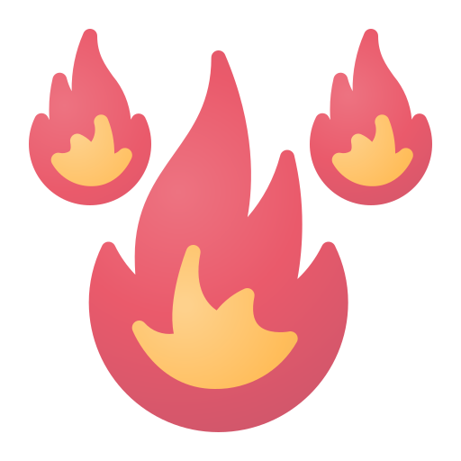 Fire Emoji PNG Clipart
