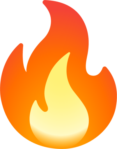 Fire Emoji PNG Picture