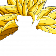 Goku Hair Background PNG