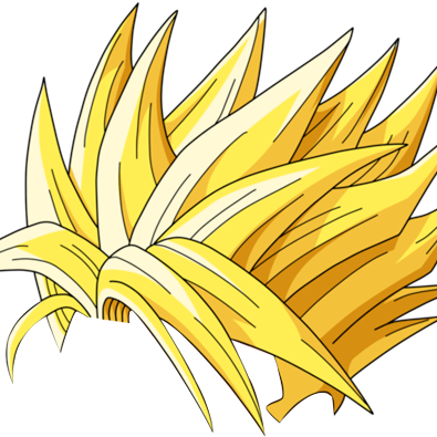 Goku Hair PNG Image File