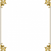 Gold Border PNG Images HD