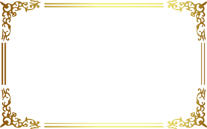 Gold Border PNG Pic