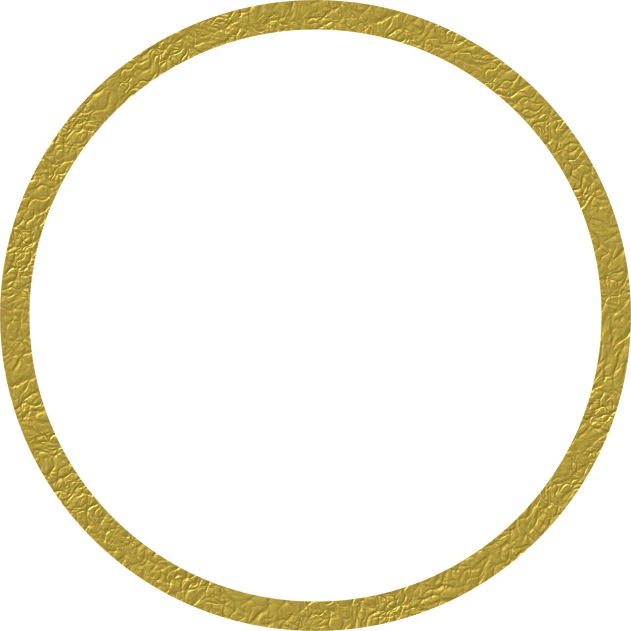 Gold Circle PNG Clipart