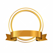 Gold Circle PNG Cutout