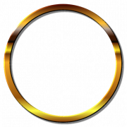 Gold Circle PNG File