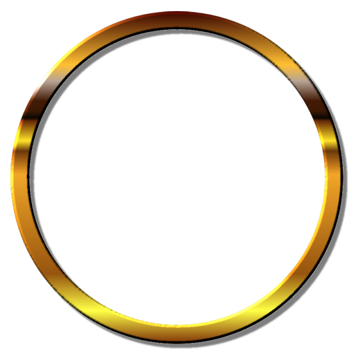 Gold Circle PNG File