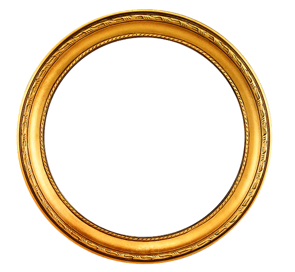 Gold Circle PNG Picture