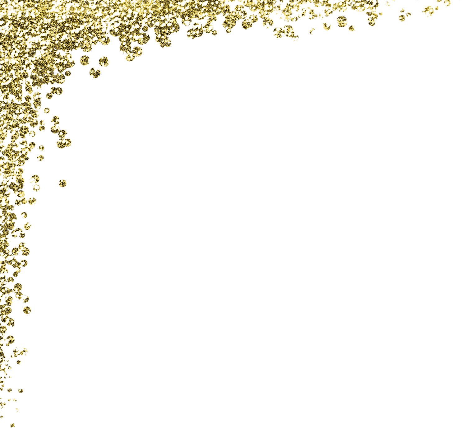 Gold Confetti Background PNG