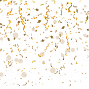 Gold Confetti PNG Cutout