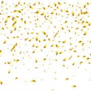 Gold Confetti PNG HD Image