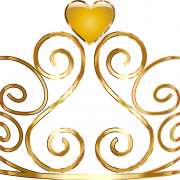 Gold Crown PNG Background