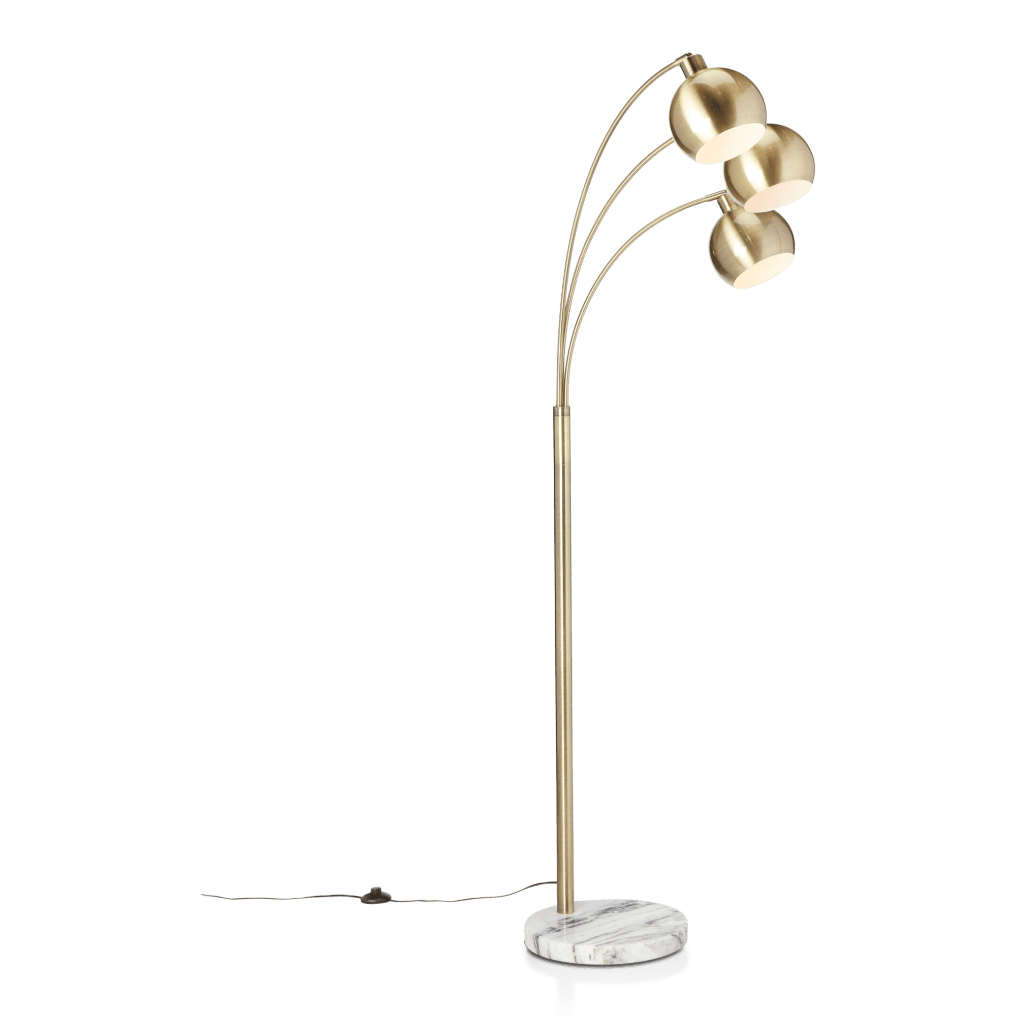 Gold Floor Lamp PNG Clipart