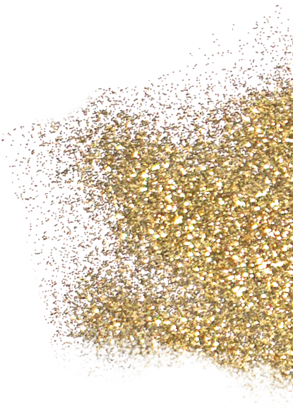 Gold Glitter PNG Cutout