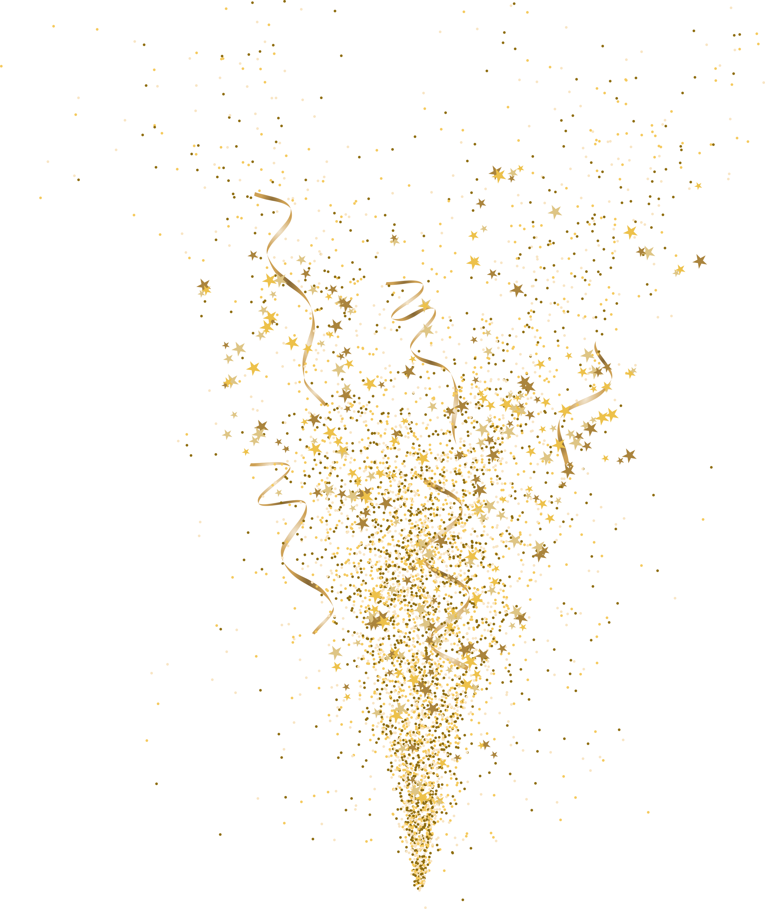 Gold Glitter PNG Images