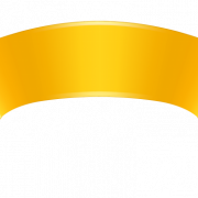 Gold Ribbon Background PNG