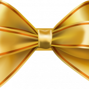 Gold Ribbon PNG Background