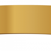 Gold Ribbon PNG Cutout