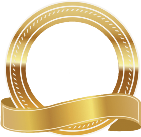 Gold Ribbon PNG Picture
