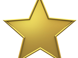 Gold Star PNG Image HD