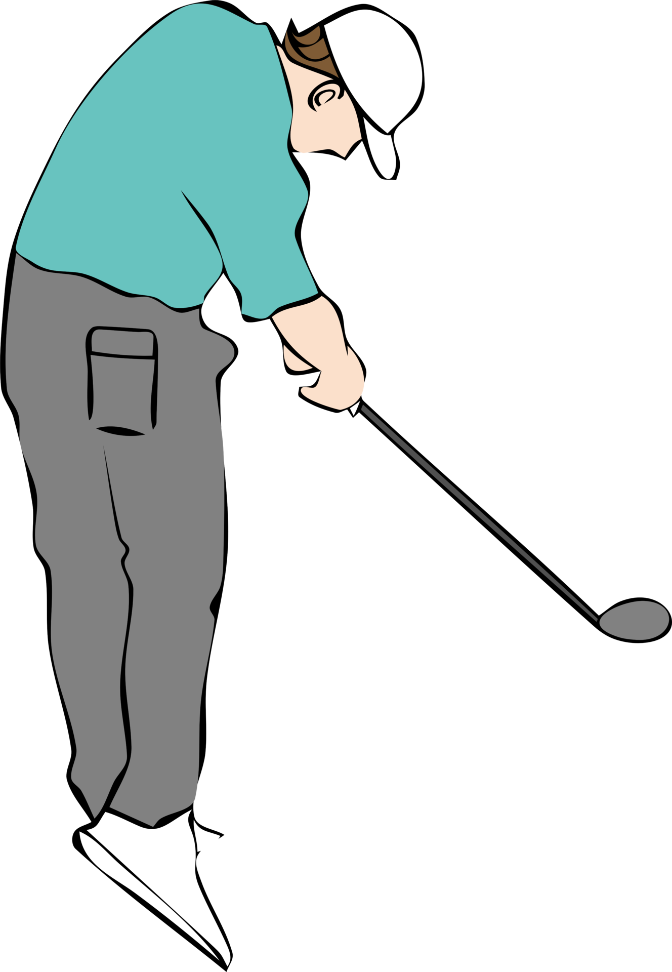 Golfer PNG Pic