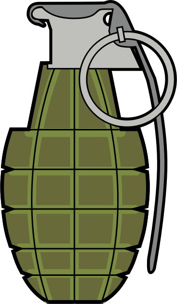 Grenade PNG Cutout