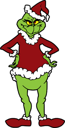 Grinch Face Background PNG