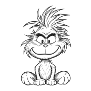 Grinch Face PNG Image