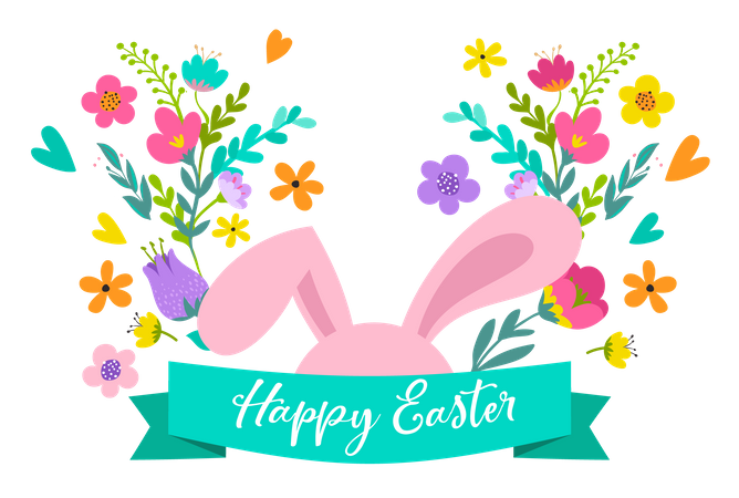 Happy Easter PNG Image File