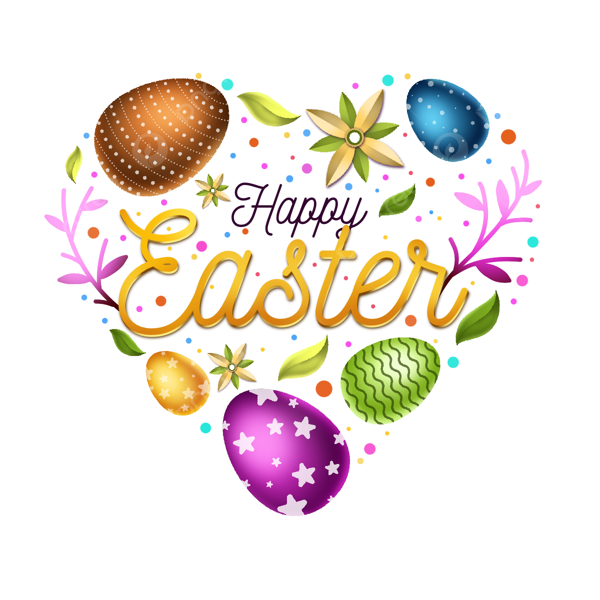 Happy Easter PNG Photos
