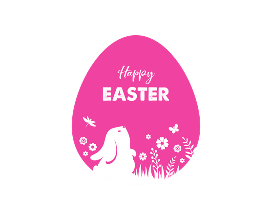 Happy Easter Transparent