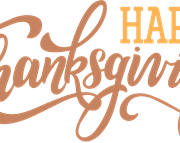 Happy Thanksgiving PNG Image File