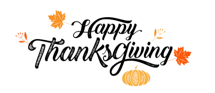 Happy Thanksgiving Transparent