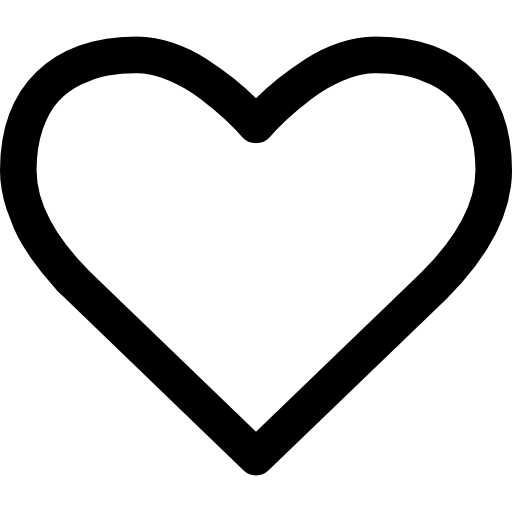 Heart Outline PNG HD Image