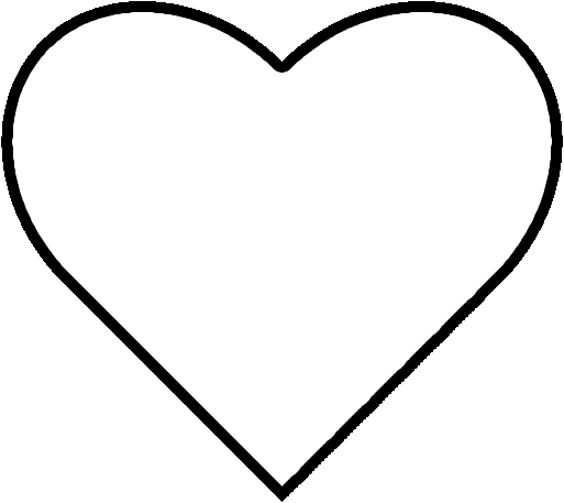 Heart Outline PNG Photo