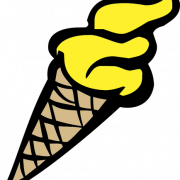 Ice Cream Cone Background PNG