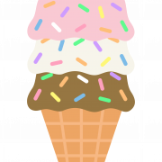 Ice Cream Cone PNG Cutout