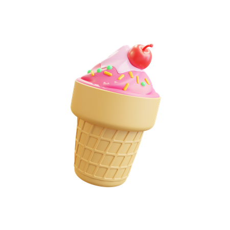Ice Cream Cone PNG Free Image