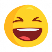 Laugh Emoji PNG Background