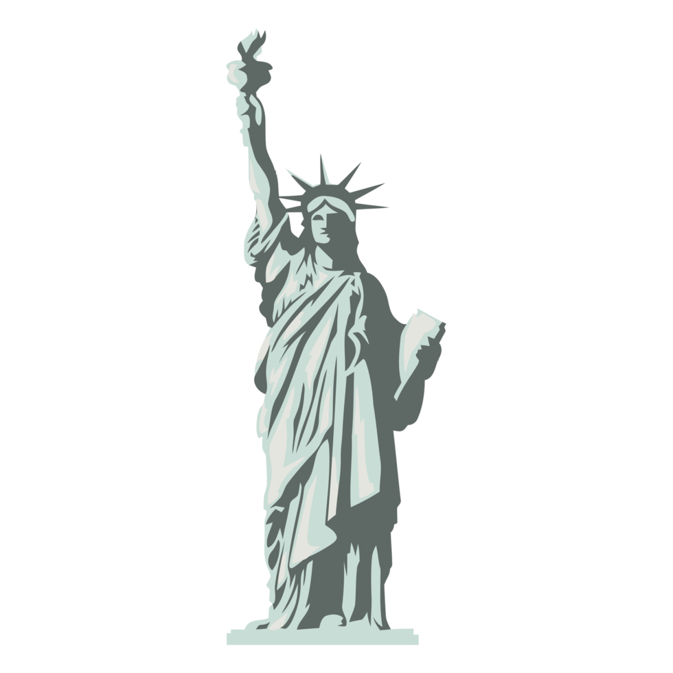 Liberty Statue PNG Cutout