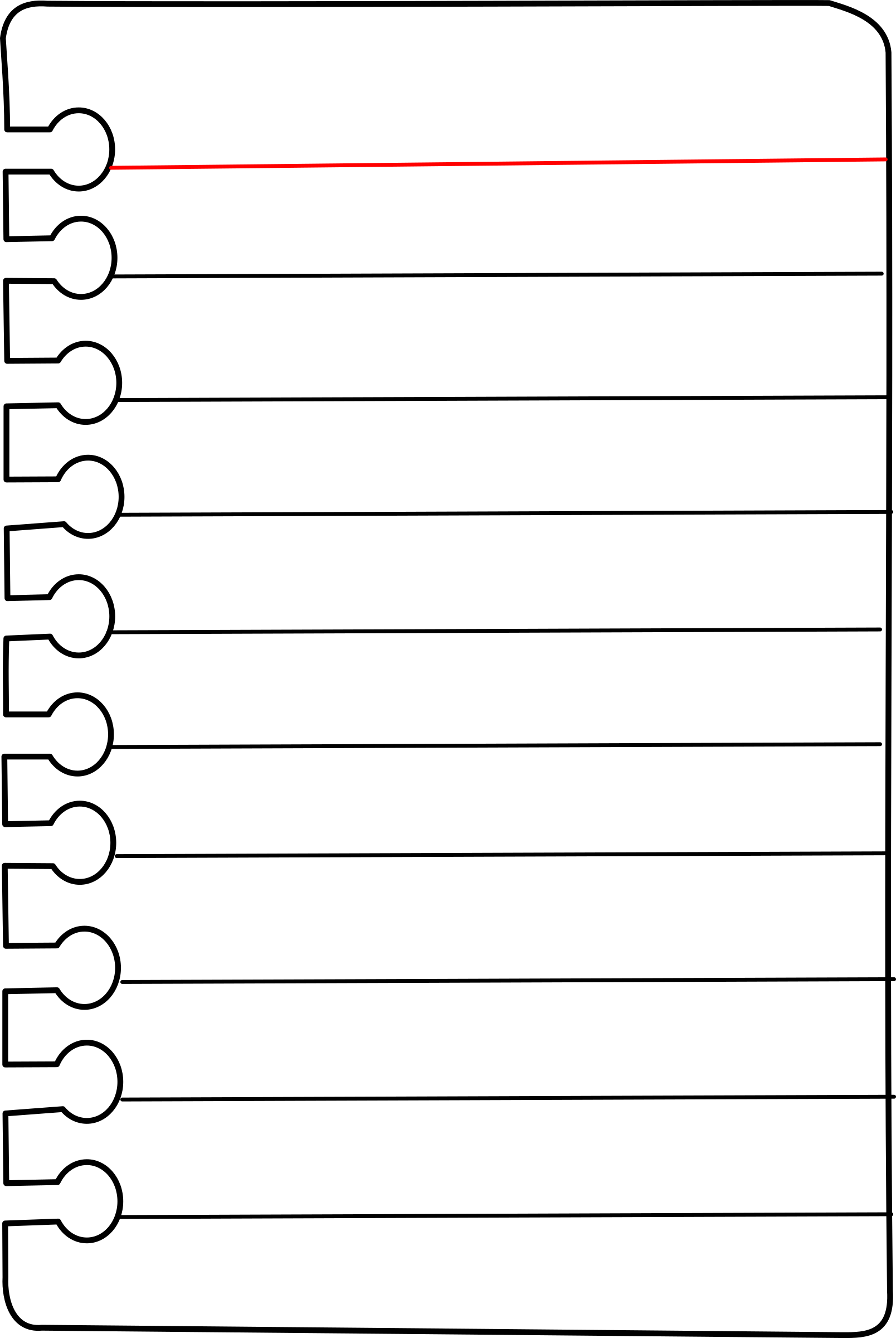 Lined Paper PNG Picture