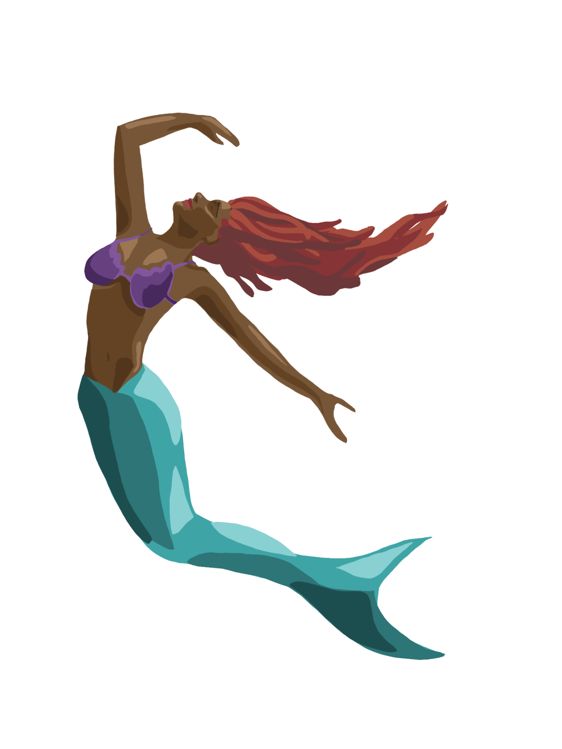 Little Mermaid PNG Image File