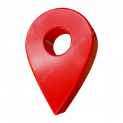 Location Pin PNG Cutout