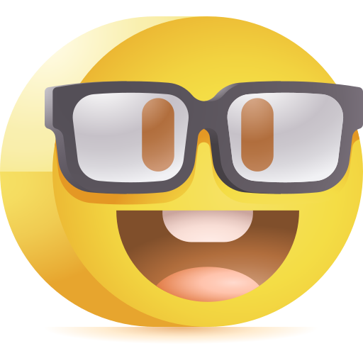 Nerd Emoji PNG HD Image