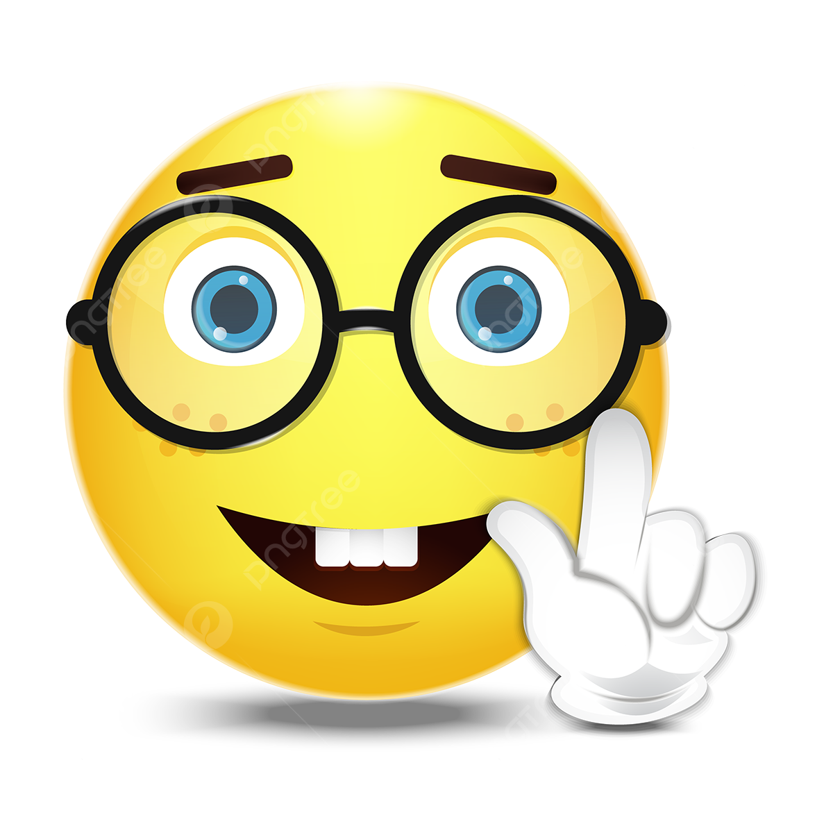 Nerd Emoji PNG Image