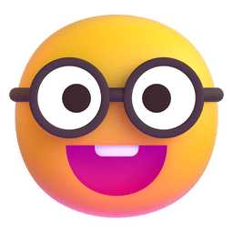 Nerd Emoji PNG Images HD