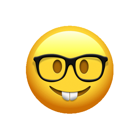 Nerd Emoji Transparent