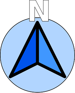 North Arrow PNG Free Image